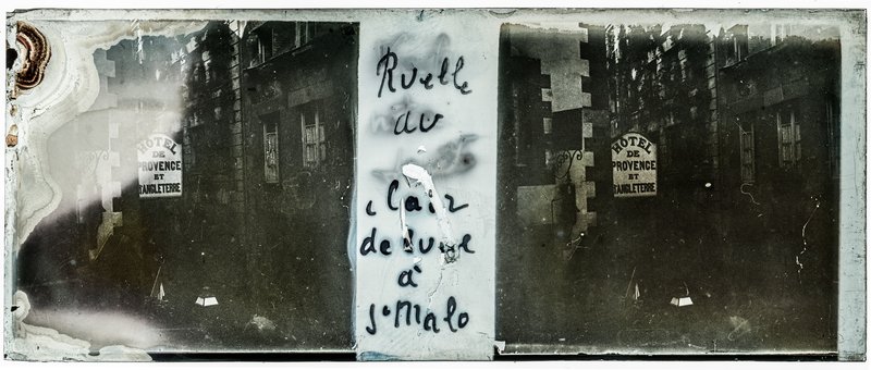 Ruelle au clair de Lune à Saint-malo — France-Saint-Malo -