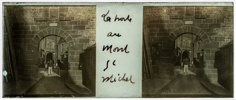 la porte au mont saint-michel — France-Mont Saint-Michel — 1933