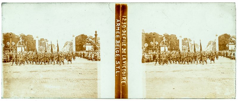 1230 Défilé de la Victoire : Armée Belge STL — France-Paris — 1919