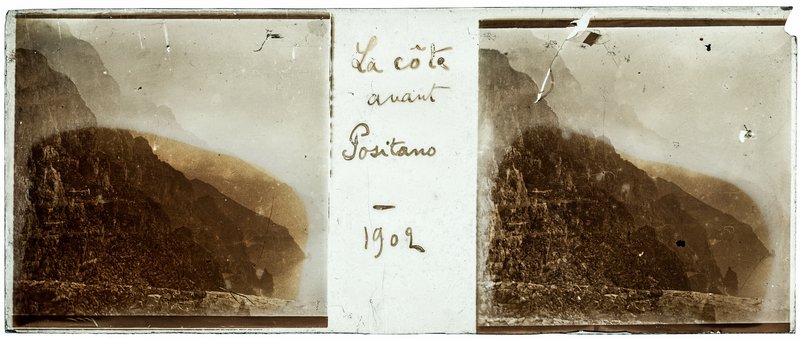 La côte avant Positano - 1902 — Italie-Positano — 1902
