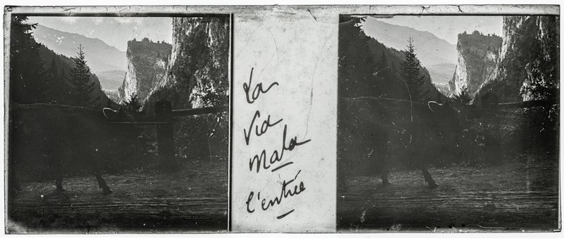 La via mala, l'entrée — Suisse-Grisons-Thusis Via Mala -