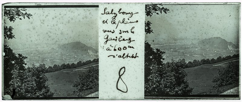Salzbourg et la plaine vus sur le Gaisberg à 600m d'altitude - 8 — Autriche-Salzburg Gaisberg — 1902