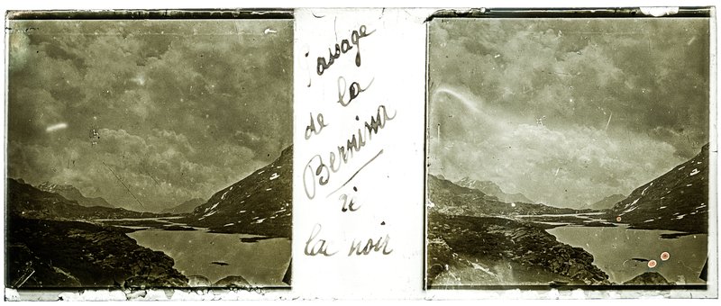 Passage de la Bernina - Le lac Noir — Suisse-Poschiavo Lago bianco -