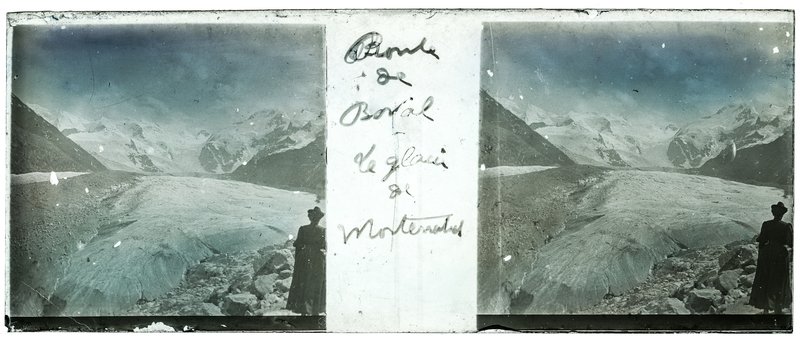 Route de boval - Le Glacier de Morteratsch — Suisse-Pontresina Morteratsch -