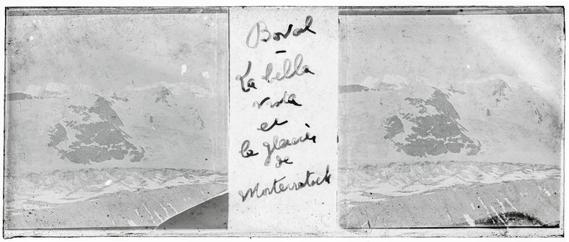 Boval - La bellavista et le glacier de Morteratsch — Suisse-Bovla Bellavista -