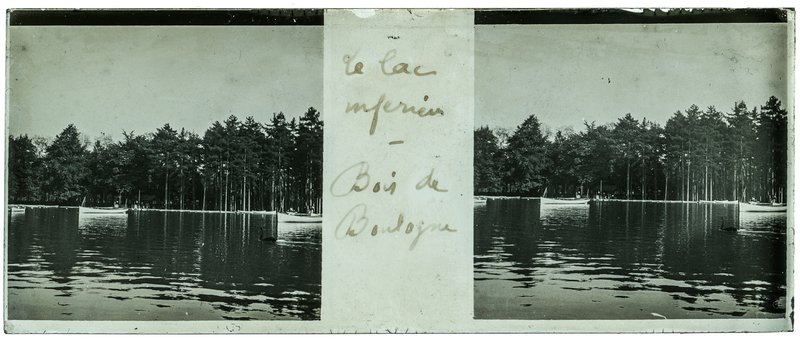 Le lac inférieur - Bois de Boulogne — France-Paris Bois de Boulogne -