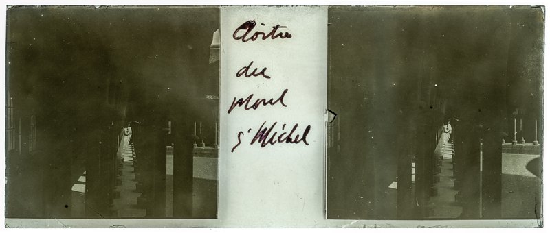 Cloître du mont saint-michel — France-Mont Saint-Michel — 1933