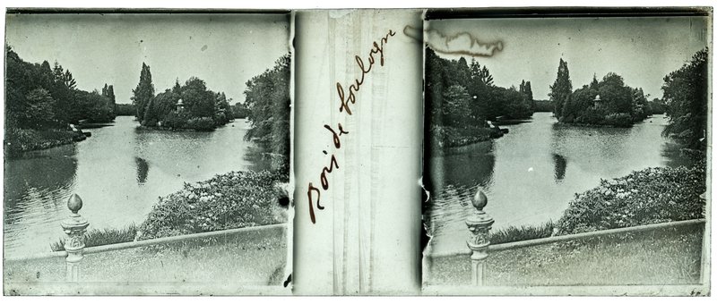 Bois de boulogne — France-Paris route des lacs à Passy -