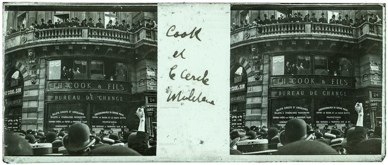 Cook et le cercle Madeleine — France-Paris place de l'Opéra -