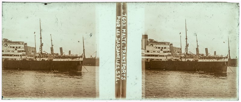 7603 Malte - Transports pour les Dardanelles STL — Malte-Marsaxlokk -