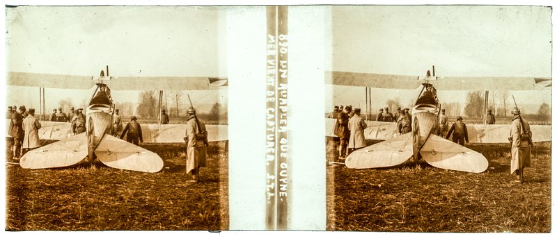 830 Un rumpler que Guynemer vient de capturer STL