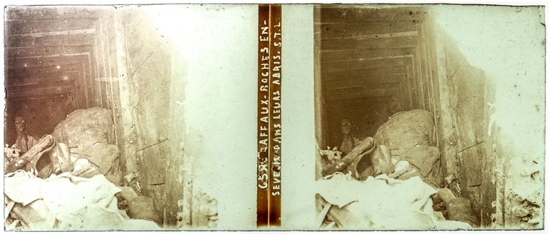 6586 Laffaux boches ensevelis dans leurs abris STL — France-Laffaux -