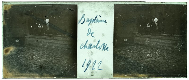 Baptême de Charlotte 1922 — France-Lille église Saint-Martin d'Esquermes — 1922