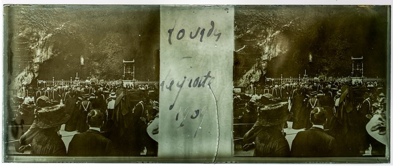 Lourdes - La grotte 1909 — France-Lourdes la Grotte — 1909