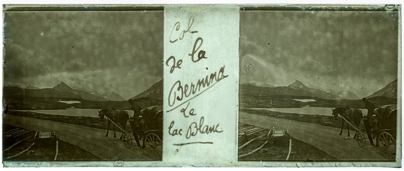 Col de la Bernina - Le lac Blanc — Suisse-Poschiavo ospizio Bernina -