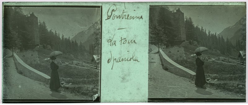 Pontresina - La tour Spaniola — Suisse-Pontresina Burgturm Spaniola -