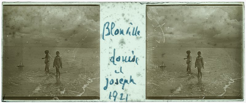 Blonville Louise et Joseph 1921 — France-Blonville-sur-Mer — 1921