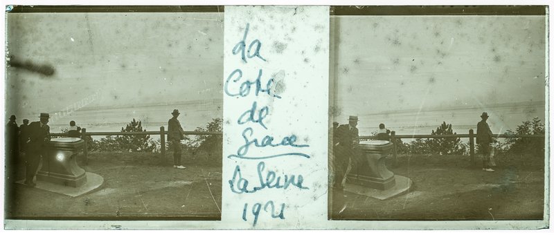 La Côté de Grace - La Seine 1921 — France-Honfleur côte de Grace — 1921