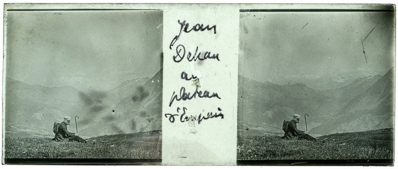 Jean Dehau au plateau d'Emparis — France-La Grave plateau d'Emparis -