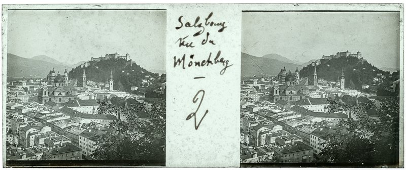 Salzbourg vue du Mönchberg - 2 — Autriche-Salzburg Mönchsberg — 1902