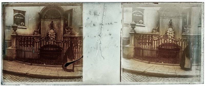 Le Manneken-pis Bruxelles — Belgique-Bruxelles 55 rue de l'étuve — 1909