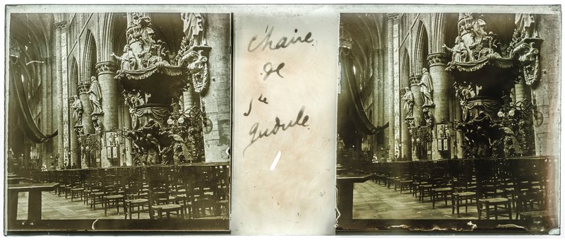 Chaire de Ste Gudule — Belgique-Bruxelles — 1909