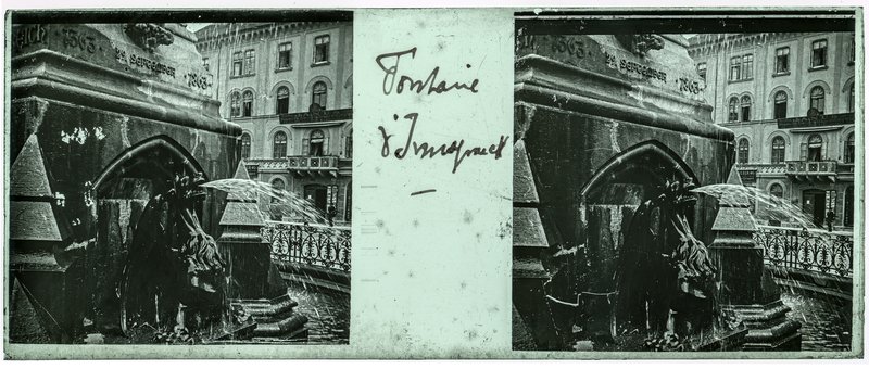 Fontaine d' Innsbruck — Autriche-Innsbruck Rudolf fontaine — 1902