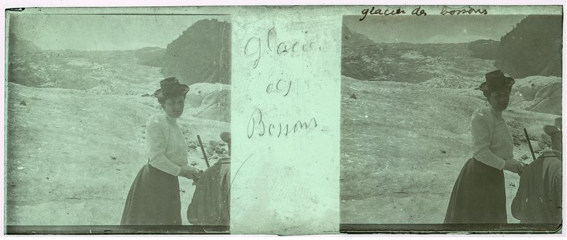 Glacier des bossons — France-Chamonix glacier de bossons — 1906