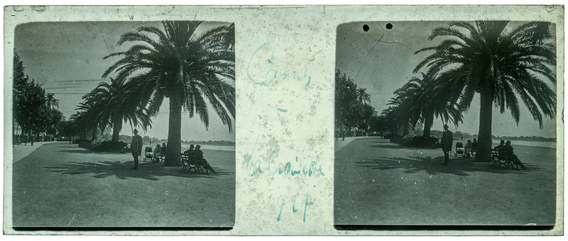 Cannes - La Croisette - 1927 — France-Cannes La Croisette — 1927