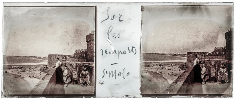 Sur les remparts - St Malo — France-Saint-Malo -