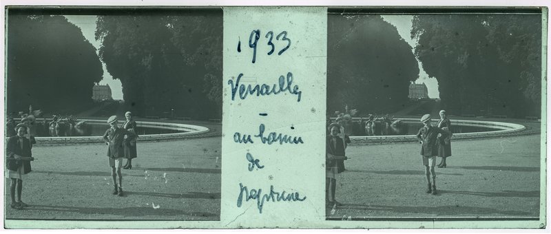 1933 Versailles - au bassin de Neptune — France-Versailles-Bassin de Neptune — 1933