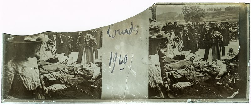 Lourdes 1909 — France-Lourdes sanctuaire Notre-Dame de Lourdes — 1909