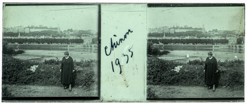 Chinon 1935 — France-Chinon quai d'anton — 1935