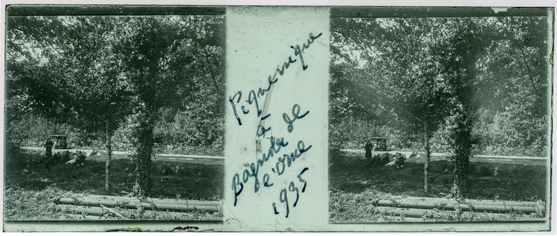 Pique nique à Bagnoles de l'Orne 1935 — France-Bagnoles-de-l'Orne — 1935