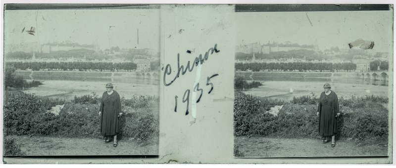 Chinon 1935 — France-Chinon quai d'Anton — 1935