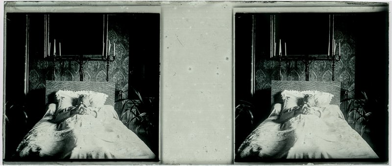 France-Val-du-Layon La bodière - 29 décembre 1943 - Louis Rollinde de Beaumont sur son lit de mort — France-Val-du-Layon La bodière — 1943