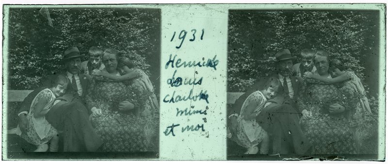 1931 Henriette Louis Charlotte mimi et moi — France-Lille-Esquermes — 1931