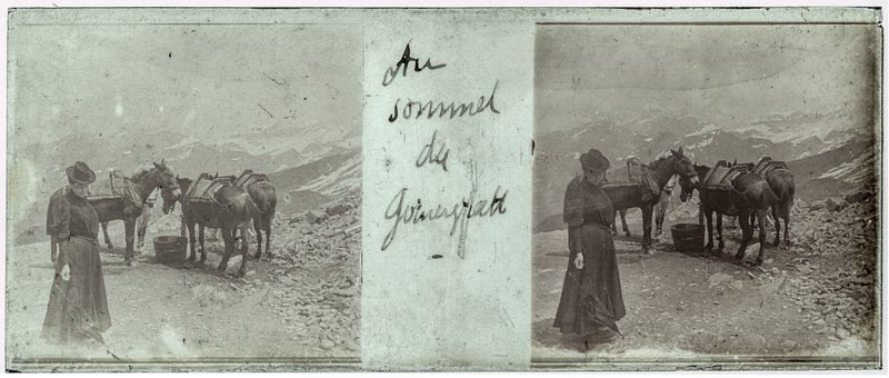Au sommet du Gornergratt — Suisse Zermatt Gornergrat — 1902