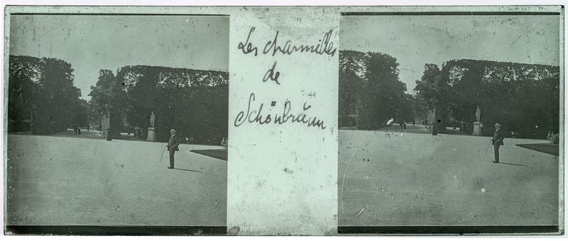 Les charmilles de Schonbrunn — Autriche-Vienne Chateau de Schonbrunn — 1902