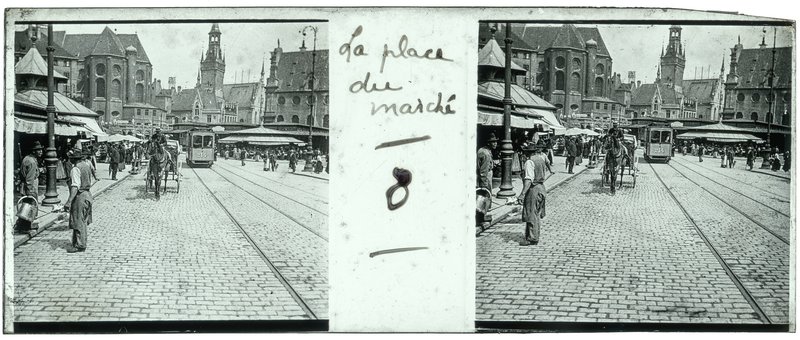 La place du marché - 8 — Allemagne-Munich Viktualienmarkt — 1902