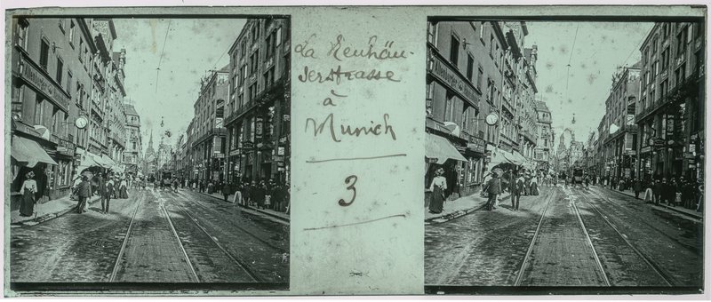 La Neuhauser strasse à Munich - 3 — Allemagne-Munich Neuhauser Strasse — 1902