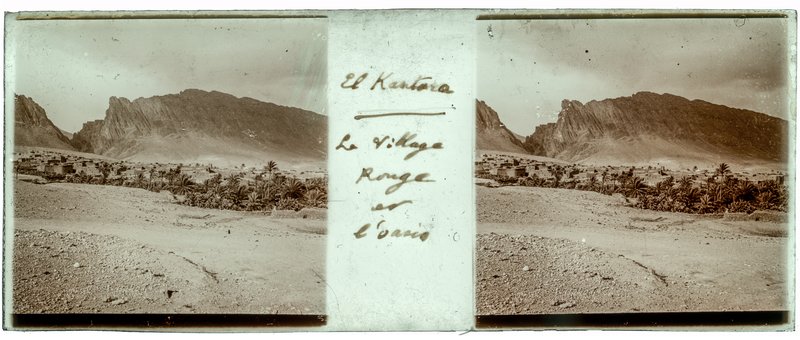 El Kantara - Le village rouge et l'oasis — Algérie-El Kantara — 1929