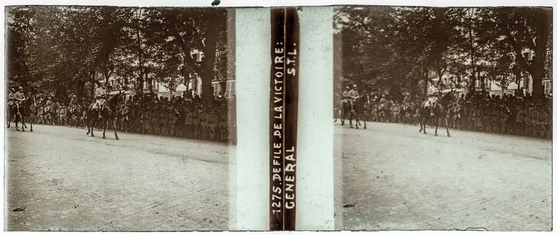 France-Paris Champs-Elysées - 14 juillet 1919 - "1275 Défilé de la victoire : Général S.T.Lé — France-Paris Champs-Elysées — 1919