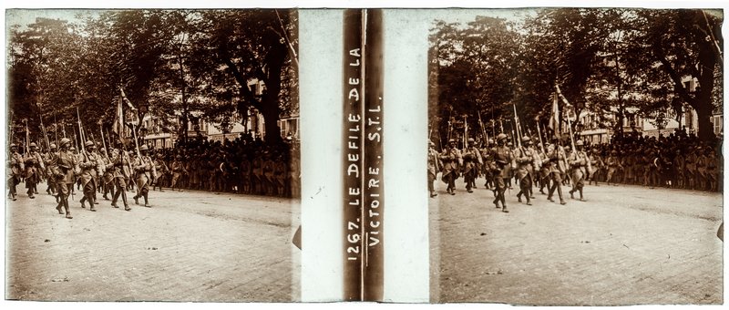 1267 Le défilé de la Victoire S.T.L — France-Paris Champs-Elysées — 1919