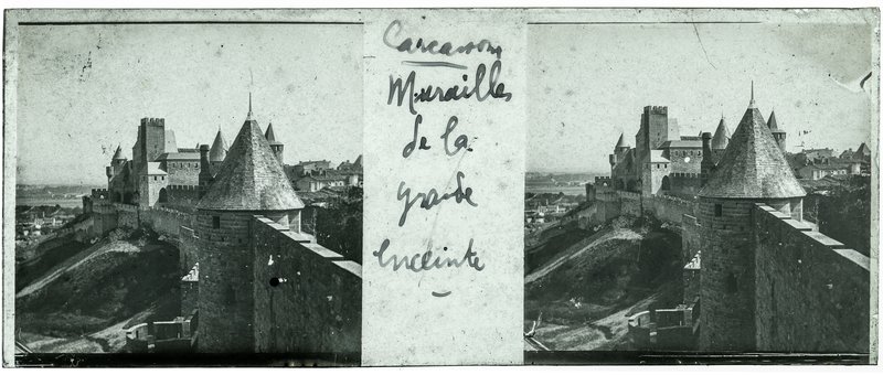 Carcassonne - Murailles de la grande enceinte — France-Carcassonne -