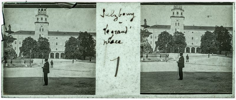 Salzbourg - La grande place 1 — Autriche-Salzburg Mozartplatz — 1902
