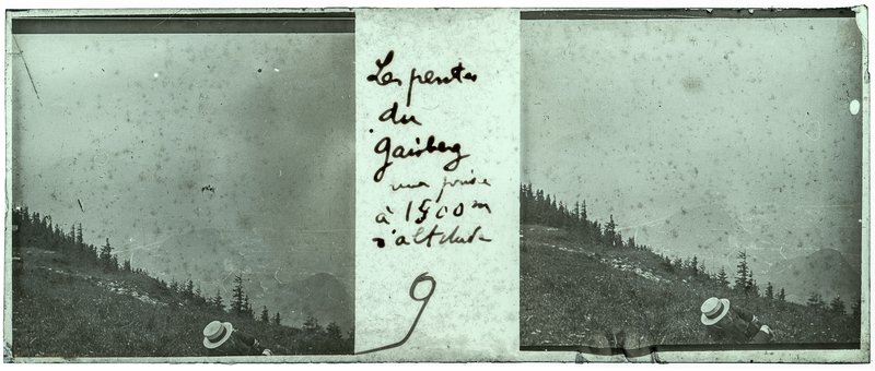 Les pentes du Gaisberg - Vue prise à 1900m d'altitude - 9 — Autriche-Salzburg Gaisberg — 1902