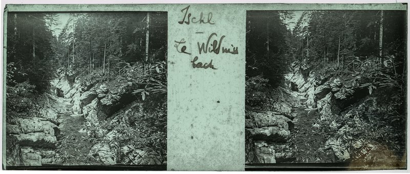 Ischl - Le Wildniss bach — Autriche-Bad Ischl Wildniss Bach — 1902