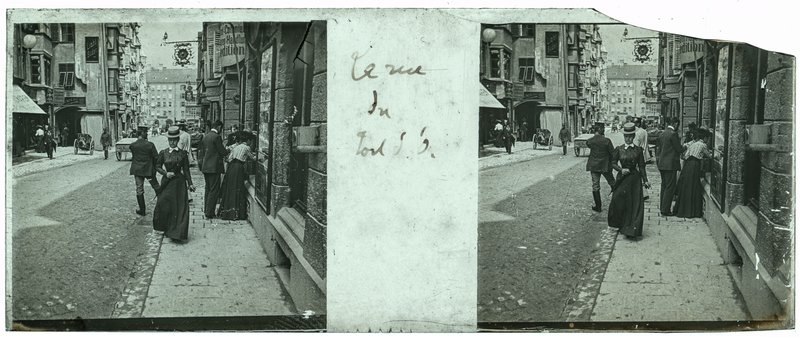 La rue du Toit d'Or — Autriche-Innsbruck Goldenes Dachl — 1902