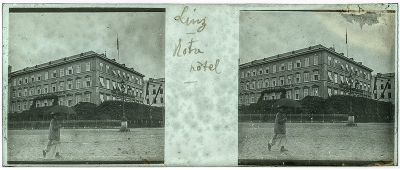 Linz - Notre hôtel — Autriche-Linz Adalbert-Stiller-Platz — 1902